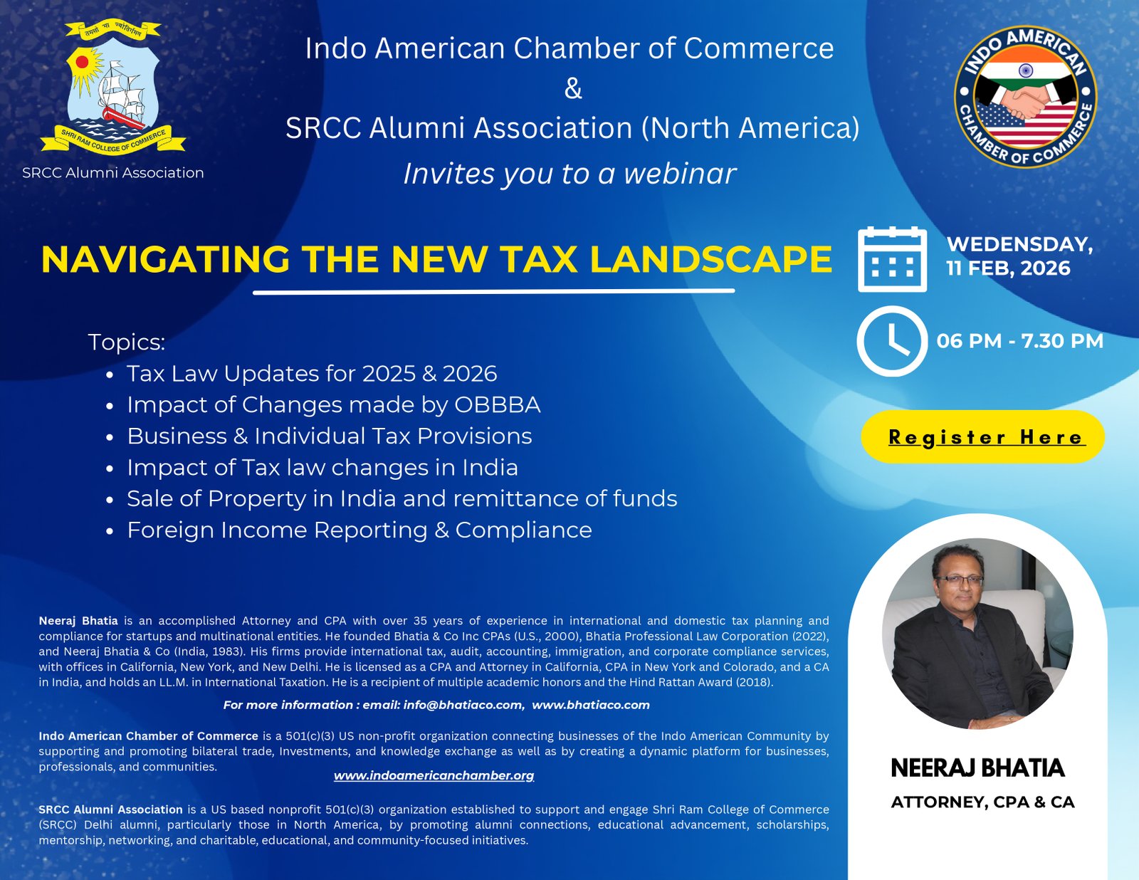 Tax Landscape Webinar